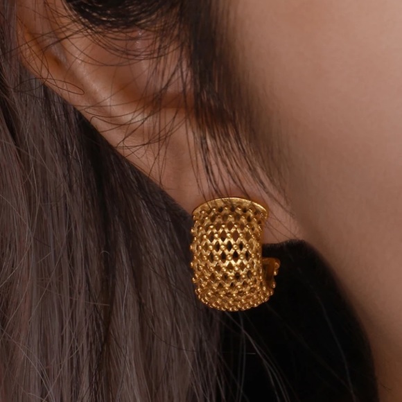 Jewelry - GP Mesh Bold Chunky Earrings